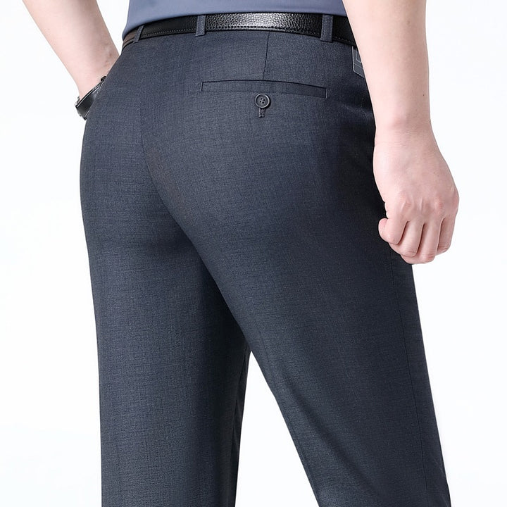 Men's elegant suit trousers made from high-quality wool blend Lisslune