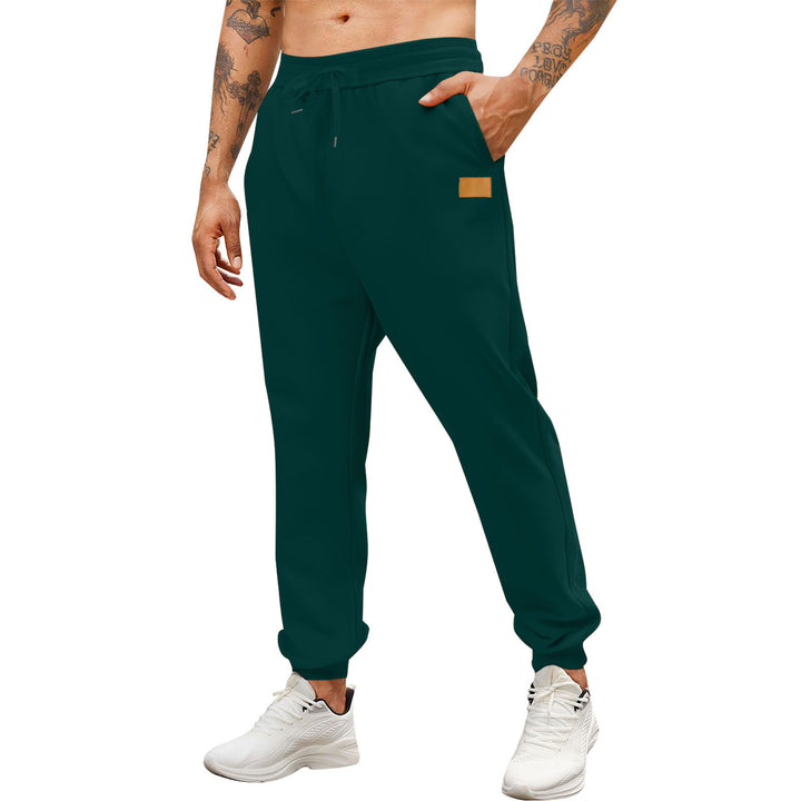 Men's sporty jogging pants with side zippered pockets and adjustable waistband Lisslune