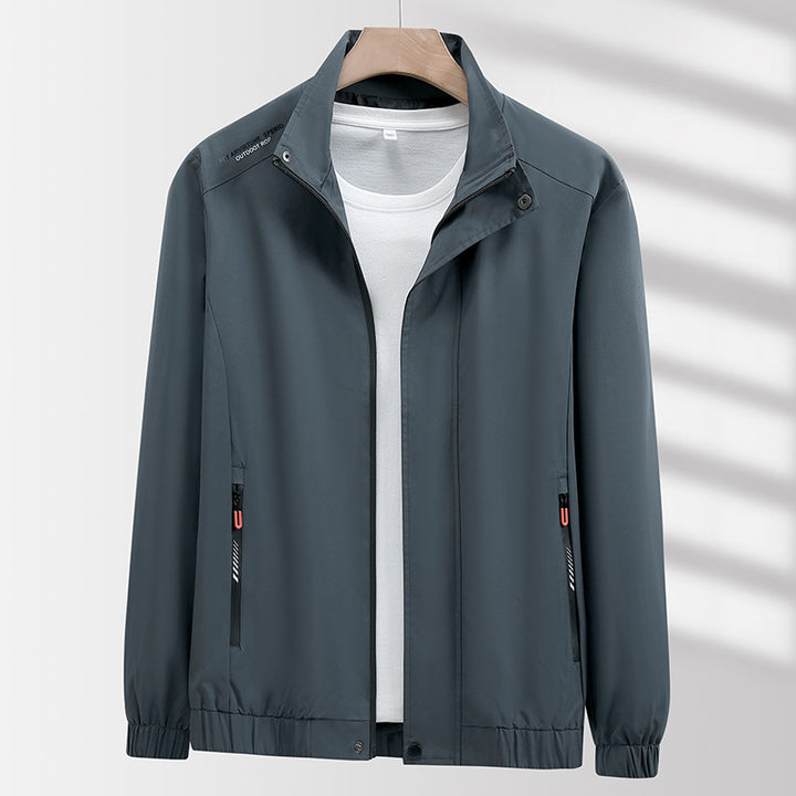 Men's Windproof Transitional Jacket with Practical Hood Design Lisslune