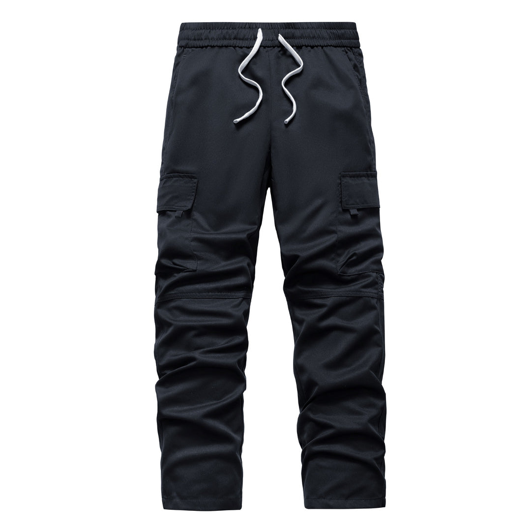 Men's Cargo Pants with Adjustable Waistband and Versatile Pockets Lisslune