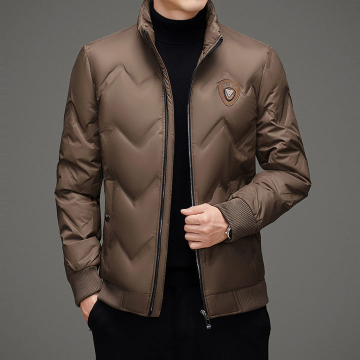 Men's Functional Quilted Jacket with Modern Design Lisslune