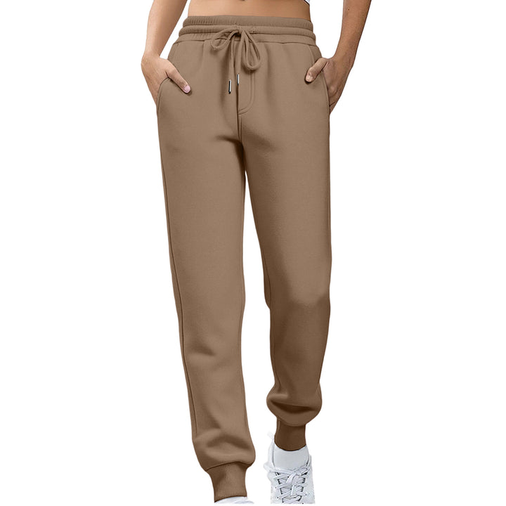 Women Relaxed Fit Sweatpants with Elastic Waistband and Side Pockets Lisslune