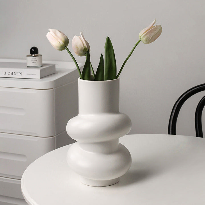 Lisslune | Pure White Special Shape Vase
