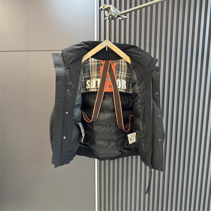 Men's Technical Winter Jacket with Practical Hood Design Lisslune