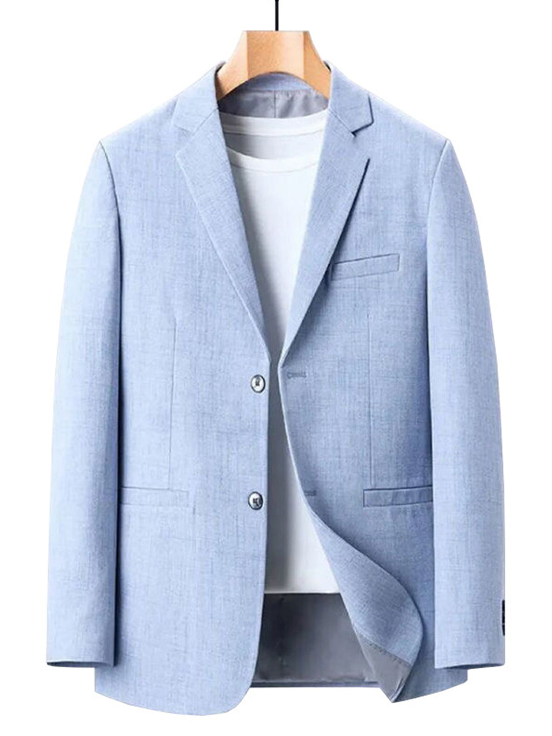 Men's fashionable and lightly padded blazer with a slim fit and classic pockets Lisslune