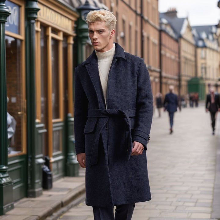Men's elegant and high-quality wool coat Lisslune