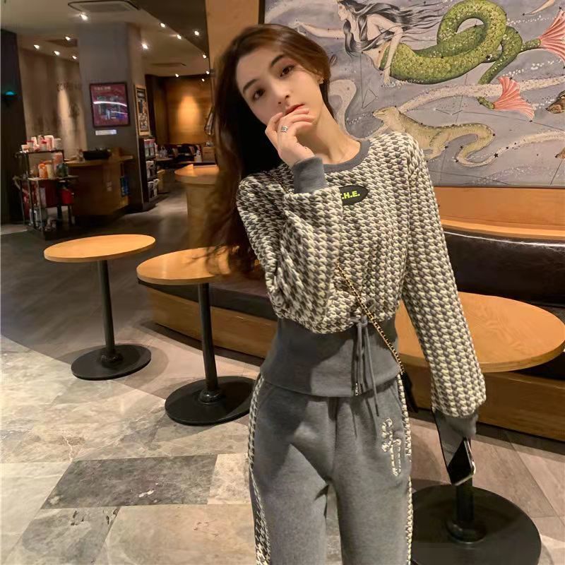 Women's Fashion Leisure Set with Textured Top and Wide Pants Lisslune