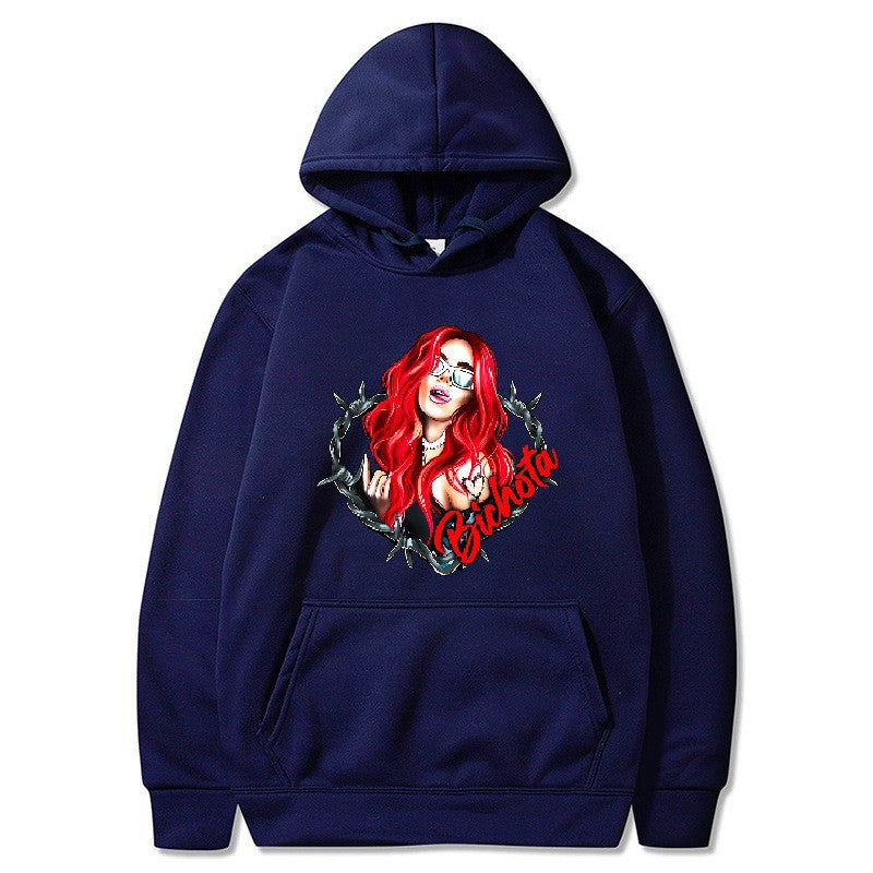 Women’s hoodie with artistic graphic print and cozy fit Lisslune