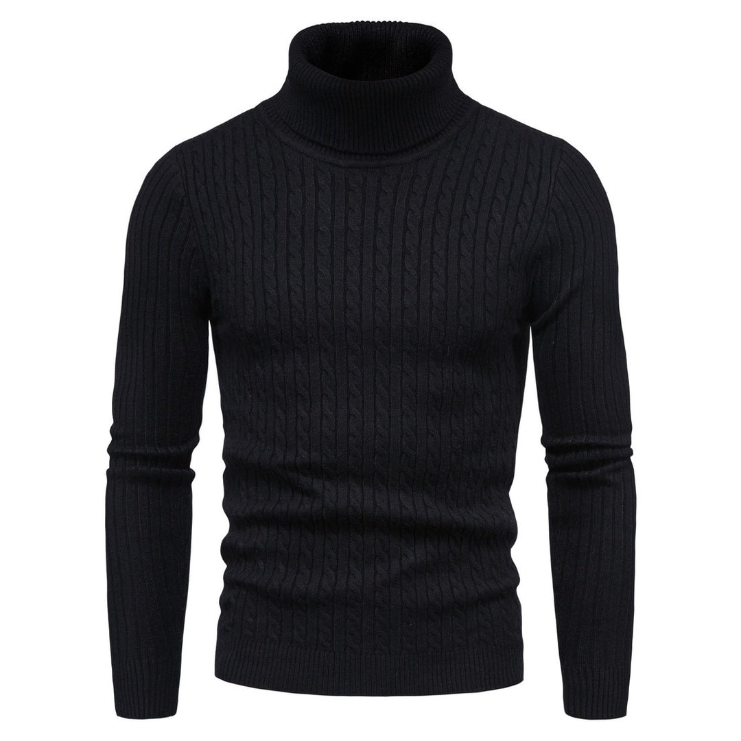 Men's comfortable turtleneck sweater Lisslune