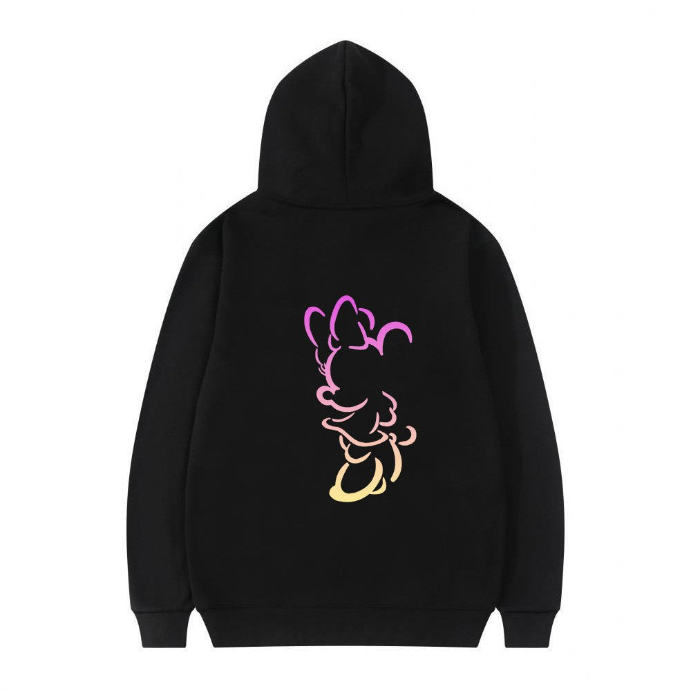 Women's hoodie with artistic cloud design and soft inner lining Lisslune