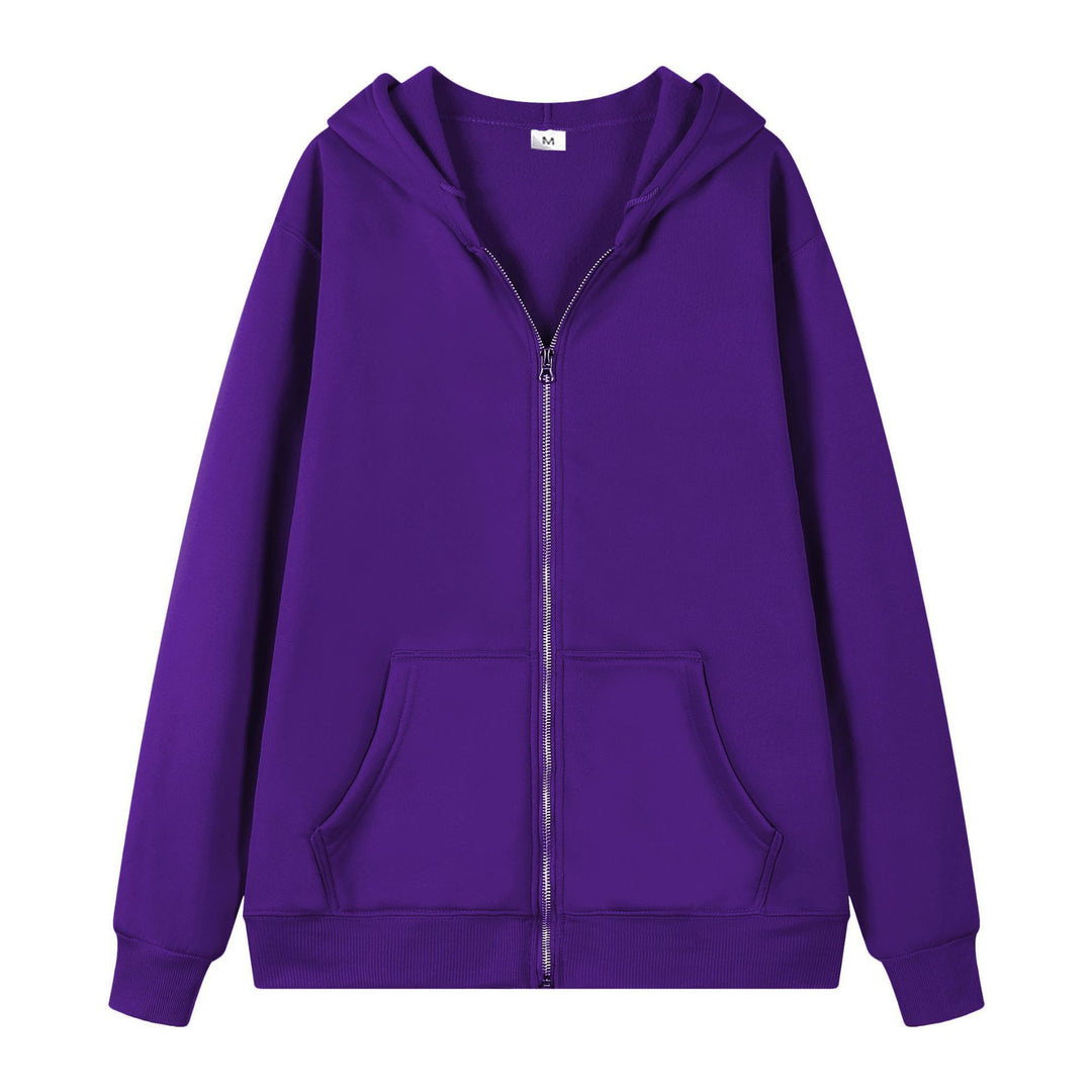 Women's Oversized Hooded Jacket with Zipper Lisslune