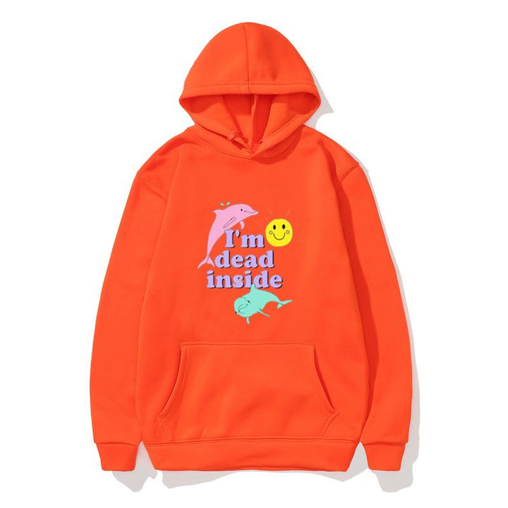 Women's hoodie with creative design and kangaroo pocket Lisslune