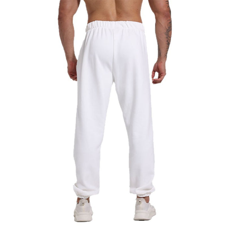 Men's sporty casual pants with elastic waistband and practical side pockets Lisslune