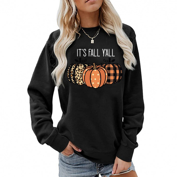 Women’s sweatshirt with playful autumn motif and comfortable fit Lisslune