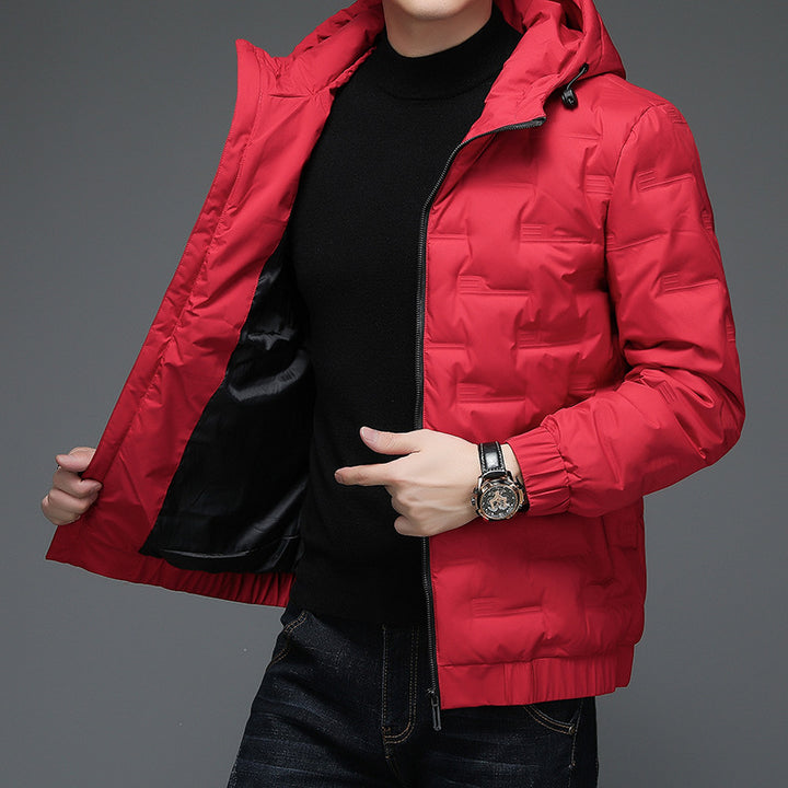 Men's insulated padded jacket with hood Lisslune