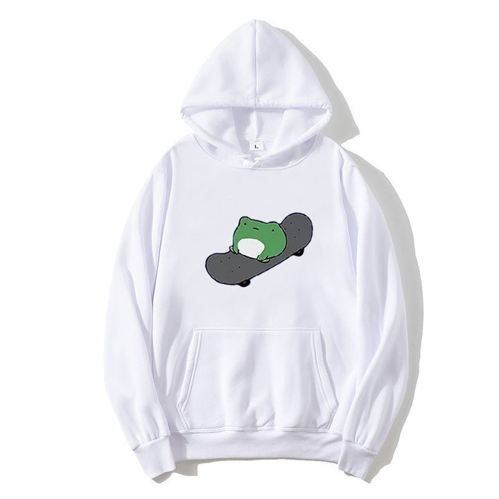 Women's hoodie with humorous frog design Lisslune