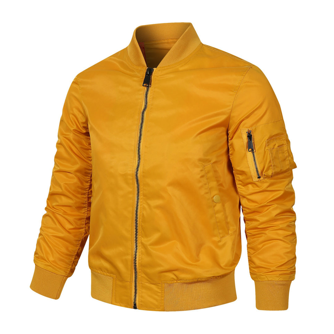 Men's bomber jacket with functional pockets and casual design Lisslune