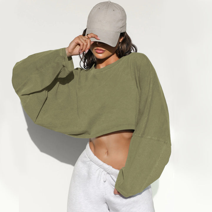 Women's casual crop sweater Lisslune