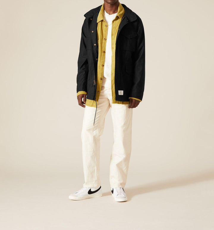 Men's functional jacket with practical pockets and removable hood collar Lisslune