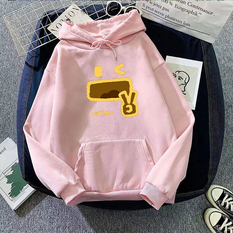 Women's hoodie with creative emoji design Lisslune