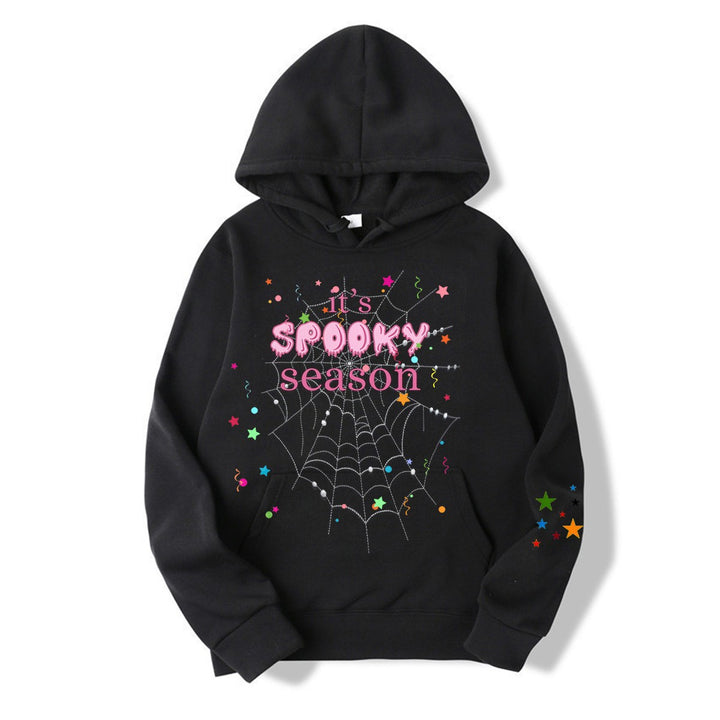 Women cozy hoodie with graphic Halloween design Lisslune