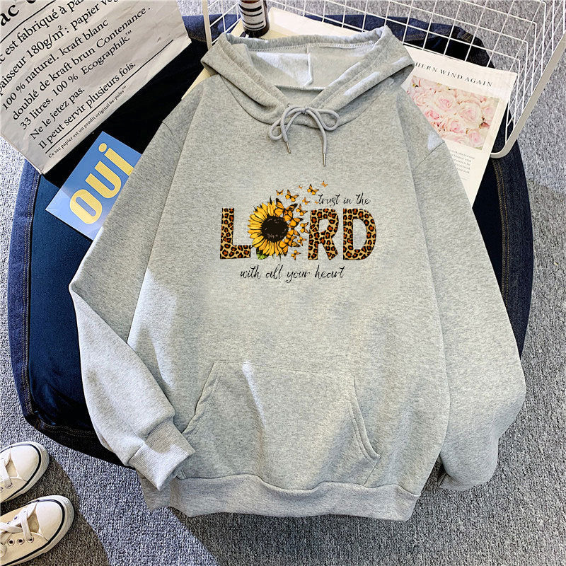 Women's hoodie with inspiring sunflower design Lisslune