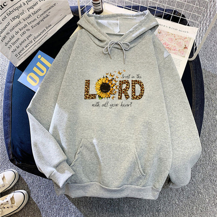 Women's hoodie with inspiring sunflower design Lisslune