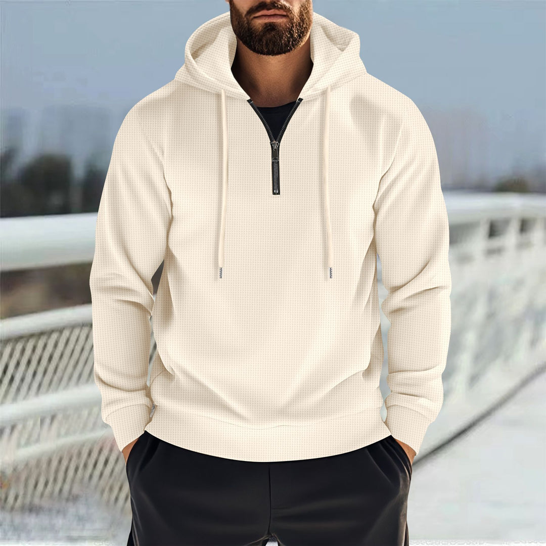 Men's hoodie with innovative zipper and breathable material Lisslune