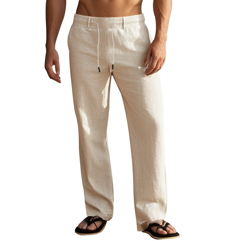 Men's Lightweight Lounge Pants made of breathable material with adjustable drawstring Lisslune