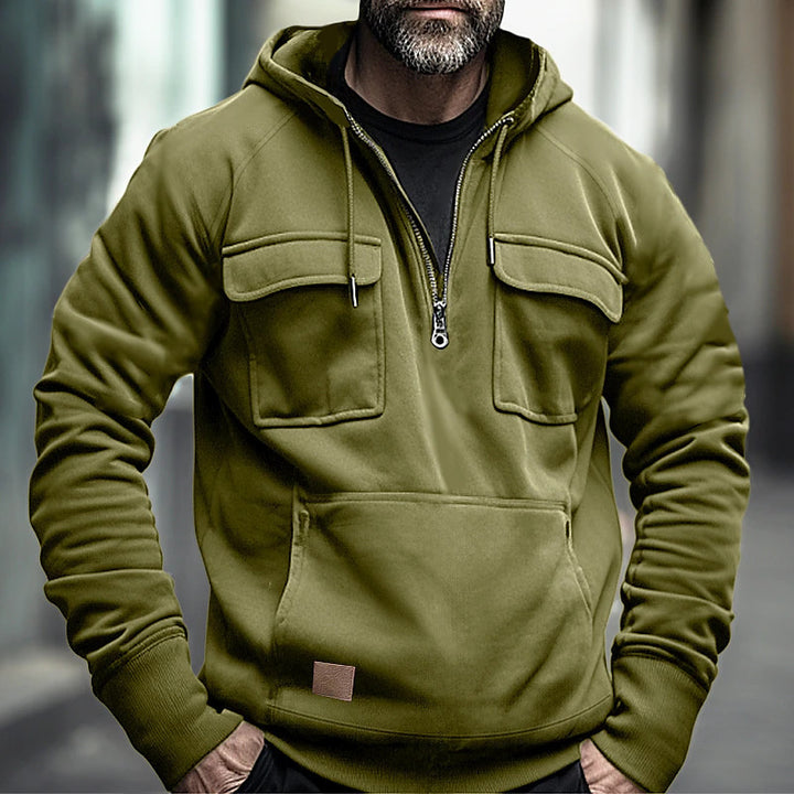 Men's stylish hoodies with practical chest pockets Lisslune