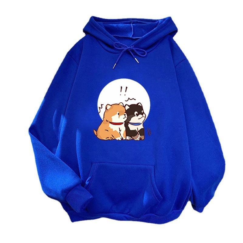 Women's hoodie with cute dog design Lisslune