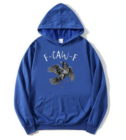 Women's hoodie with creative crow design Lisslune