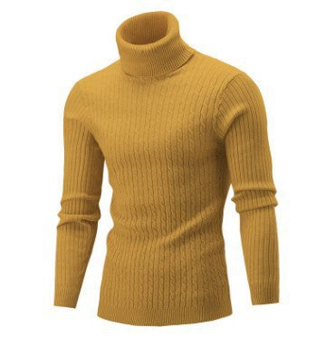 Men's fashionable turtleneck sweater made of fine knit Lisslune
