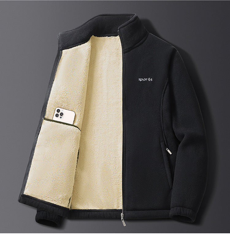 Men's fleece jacket with cozy inner lining Lisslune