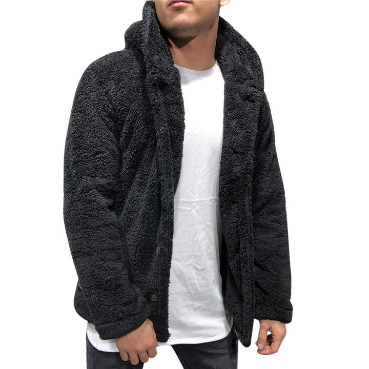 Men's cozy fleece jacket Lisslune
