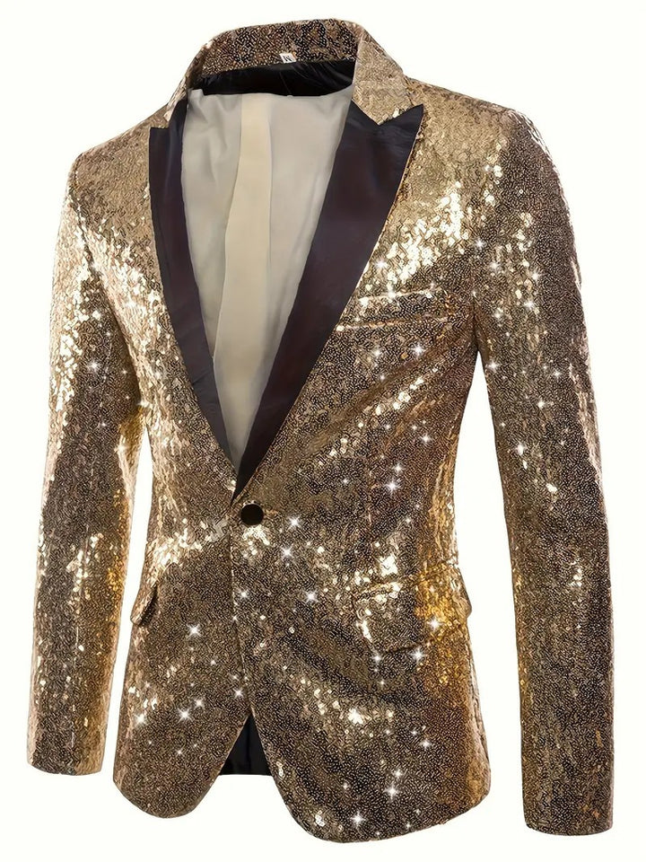 Men's elegant sequin jacket in modern design Lisslune