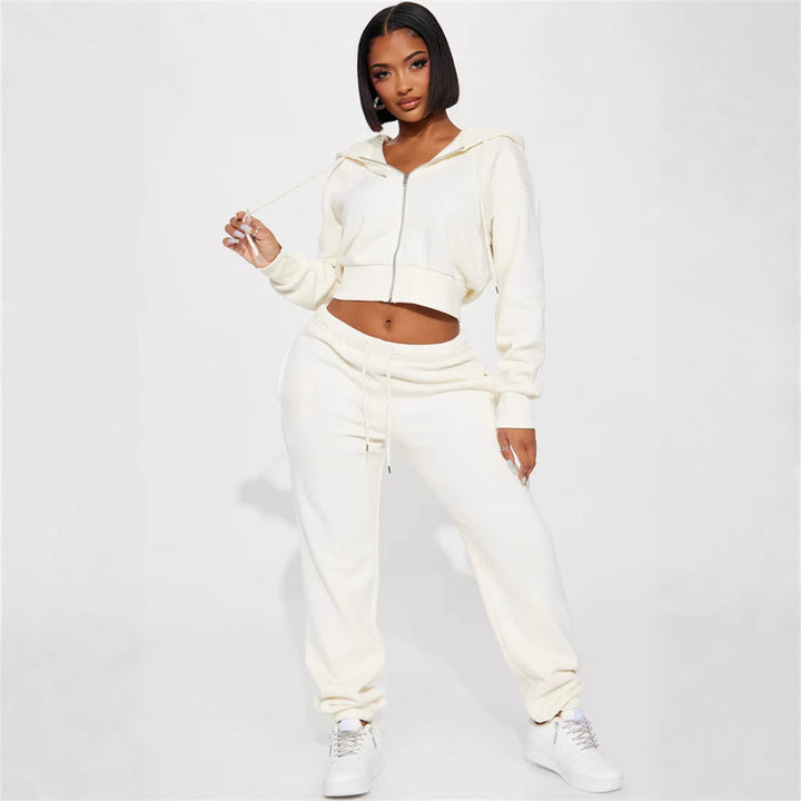 Women's athletic set consisting of hoodie and sweatpants Lisslune