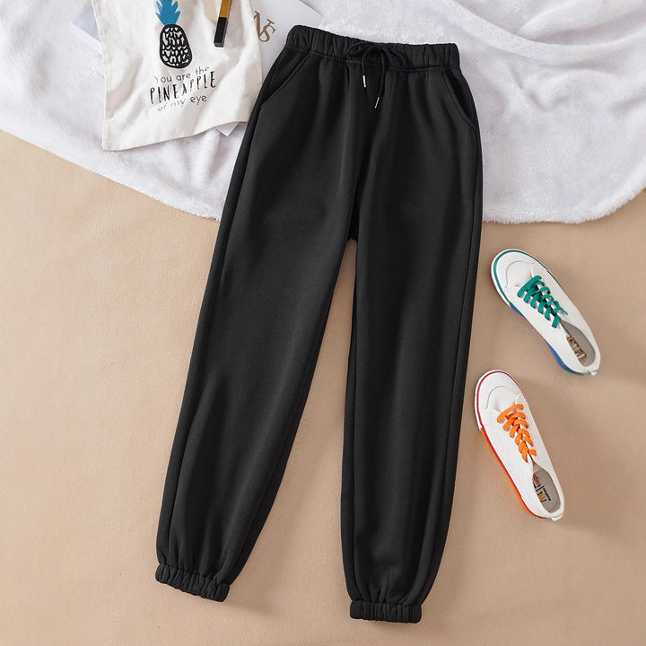 Women comfortable sports pants with elastic waistband and casual fit Lisslune