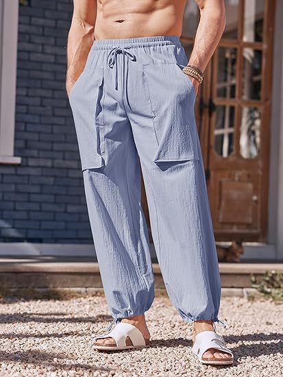 Men's airy leisure pants Lisslune