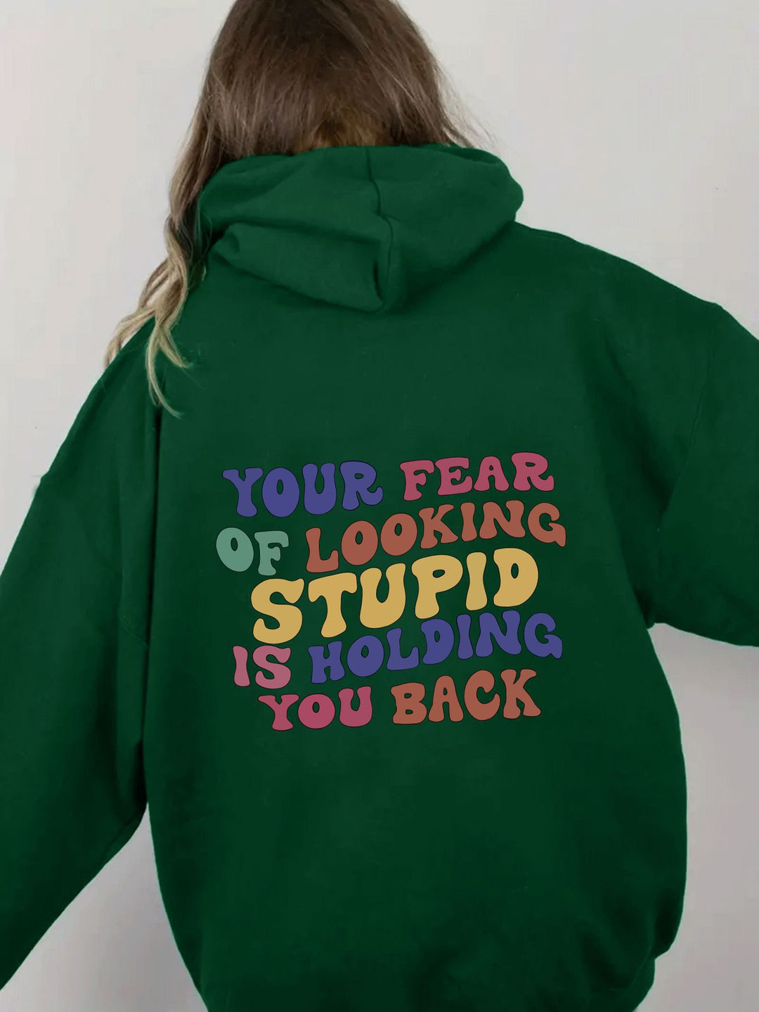 Women's hoodie with inspiring statement print Lisslune