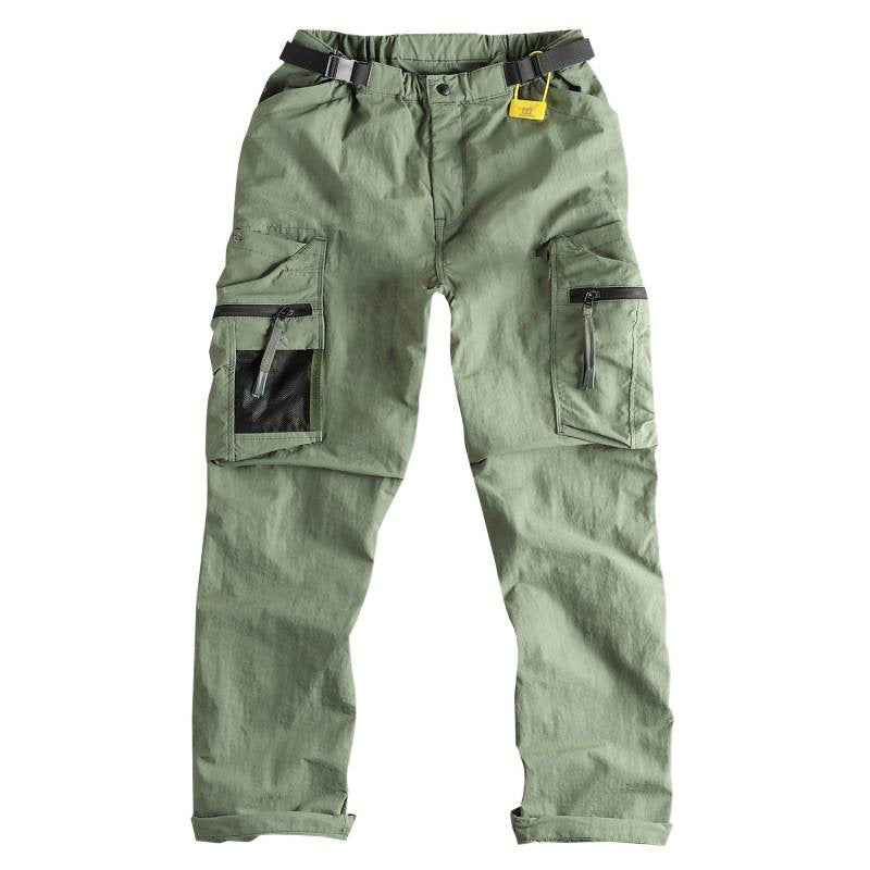 Men's Cargo Pants with multifunctional pockets and adjustable waistband Lisslune