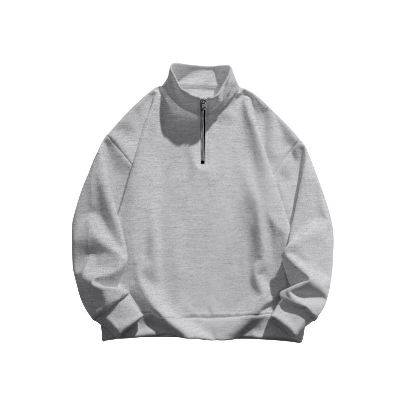 Men's casual hoodie with half zipper and soft lining Lisslune