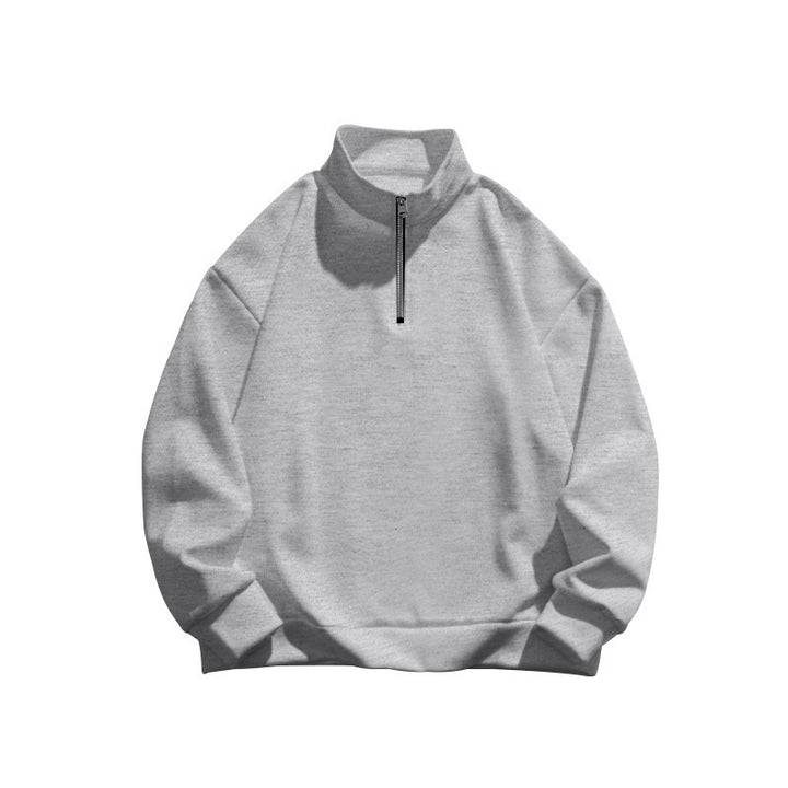 Men's casual hoodie with half zipper and soft lining Lisslune
