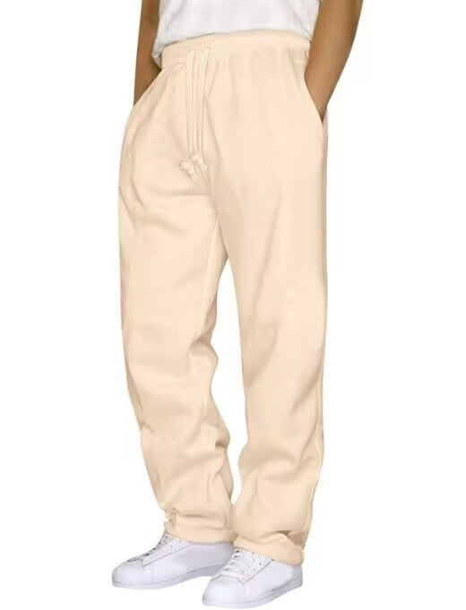 Women's comfortable sweatpants with side pockets and elastic waistband Lisslune