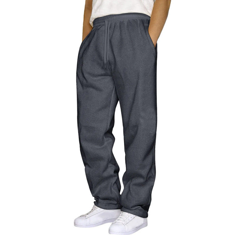 Women's comfortable casual pants with elastic waistband and practical side pockets Lisslune