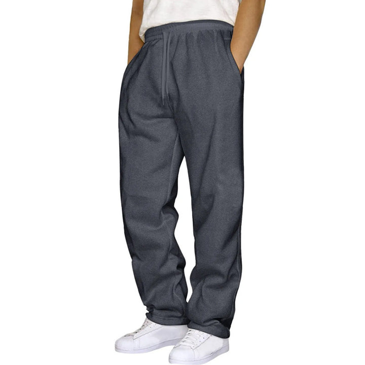 Women's comfortable casual pants with elastic waistband and practical side pockets Lisslune