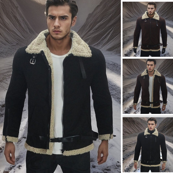 Men's luxury lambskin jacket Lisslune
