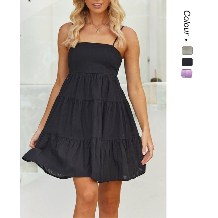 Women Summer Linen Dress