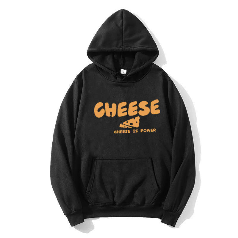 Women's hoodie with humorous cheese design Lisslune