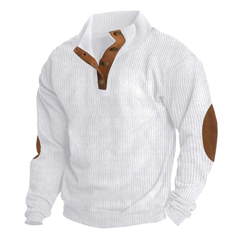 Men's structured sweater with contrast details Lisslune